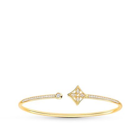 Idylle Blossom Twist Bracelet, Yellow Gold And Diamonds - Categories | LOUIS VUITTON