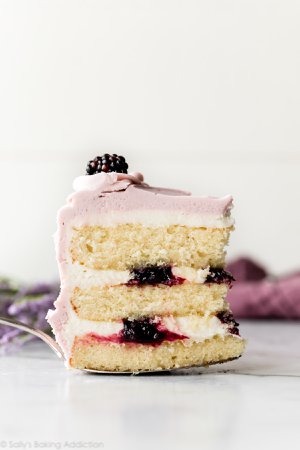 Blackberry Lavender Cake | Sally's Baking Addiction