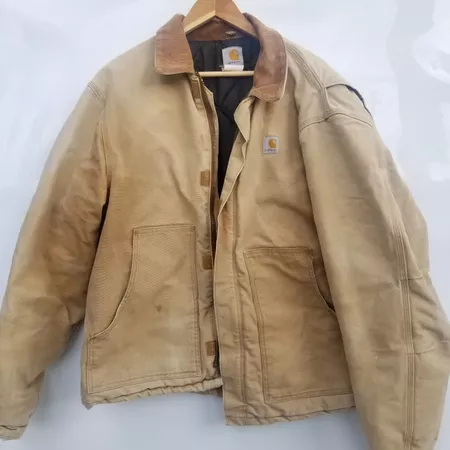 Vintage Vintage Carhartt Work Jacket Sherpa Lined Pullover Coat | Grailed