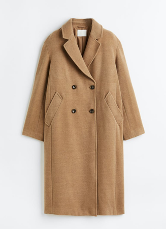 brown long coat