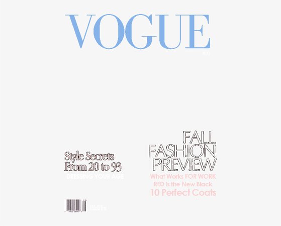 vogue magazine covers template - Google Search