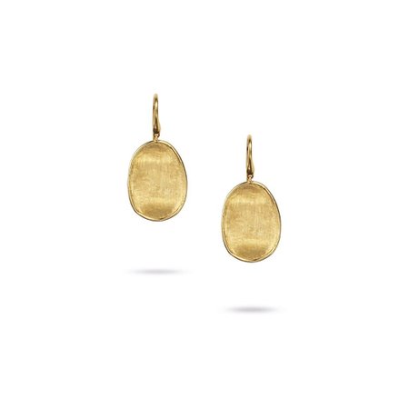 18K Yellow Gold Small French Wire Earrings|Lunaria|OB1342-A  Y 02|Marco Bicego
