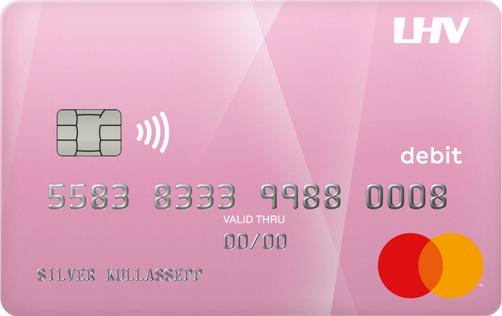 pink credit card
