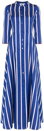 Evi Grintela Carine striped cotton maxi-dress