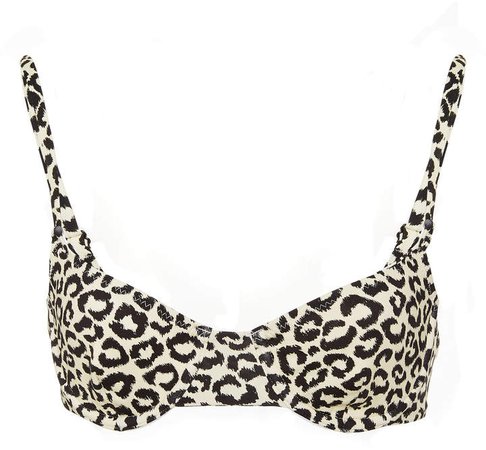 Eva Leopard-Print Bikini Top