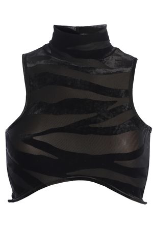 JLUXLABEL ANIMAL COLL. NOIR Never Phased Crop Top