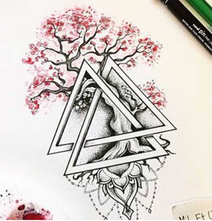 bonsai tree tattoo