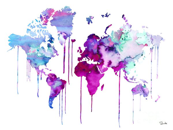 purple watercolor - Google Search