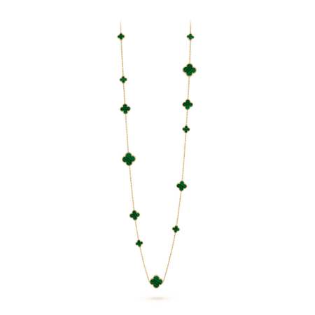 Magic Alhambra long necklace, 16 motifs - VCARO2AF00- Van Cleef & Arpels