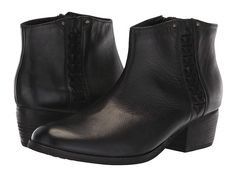 Clarks Maypearl Fawn (Black Leather) Women's Shoes. The Maypearl Fawn is part of the Clarks Artis… | Black leather shoes women, Black leather boots women, Maypearl