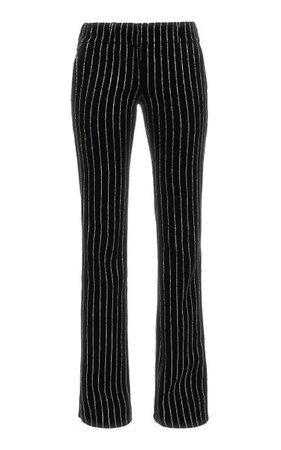 Striped Cotton-Blend Pants By Balmain | Moda Operandi
