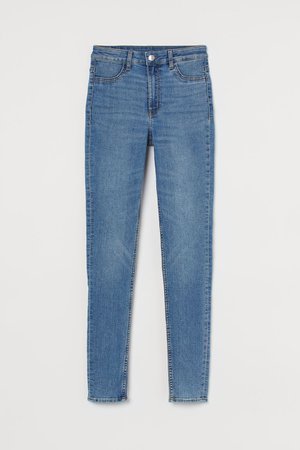 Super Skinny High Jeans - Denim blue - Ladies | H&M US