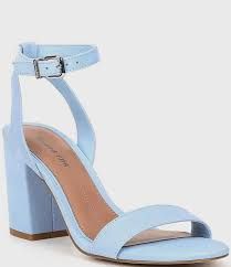 Light blue high heel