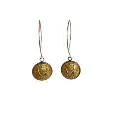 gold Military earrings