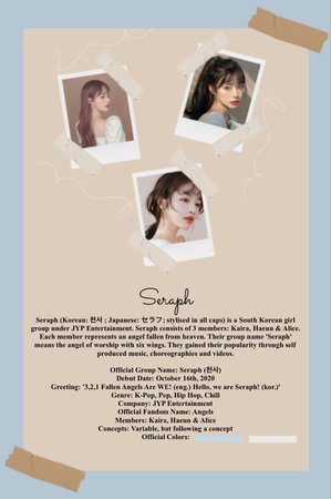 SERAPH Group Introduction (Fake Kpop Girl Group)