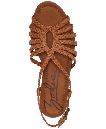 Zodiac Women's Misha Braid Strappy Flat Sandals & Reviews - Sandals - Shoes - Macy's
