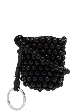 Black Jil Sander Beaded Mini Bag | Farfetch.com