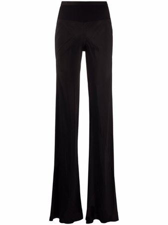 Rick Owens high-waisted Flared Trousers - Farfetch