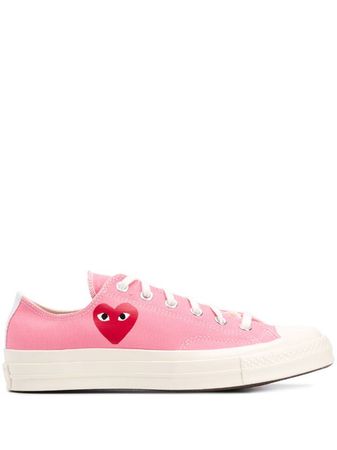 Shop Comme Des Garçons Play x Converse Chuck 70 low-top sneakers with Express Delivery - FARFETCH