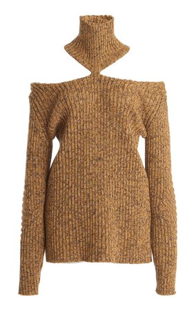 Merino Wool Cut-Out Turtleneck Sweater by Christopher Kane | Moda Operandi