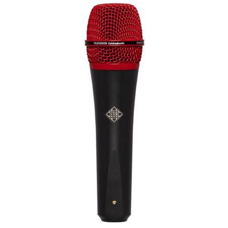 Telefunken M80 Handheld Supercardioid Dynamic Vocal Microphone, Black & Red M80 BLACK W/ RED