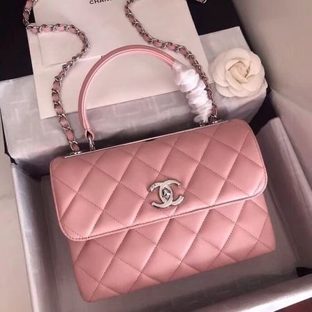Pink Chanel Small Purse Aesthetic
