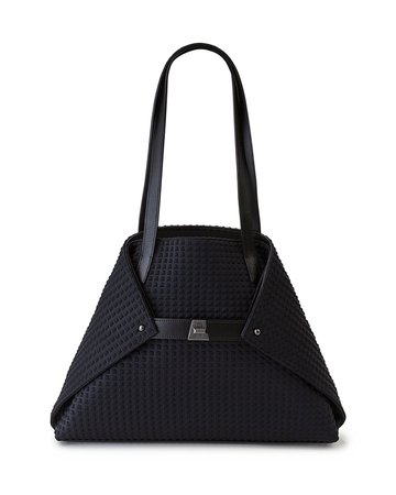 Akris Ai Small Fabric Shoulder Tote Bag | Neiman Marcus