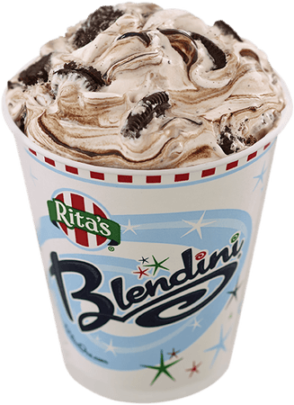 *clipped by @luci-her*  Rita's Cookies ‘n Cream Blendini