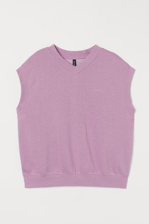 Sweater Vest - Purple - Ladies | H&M US