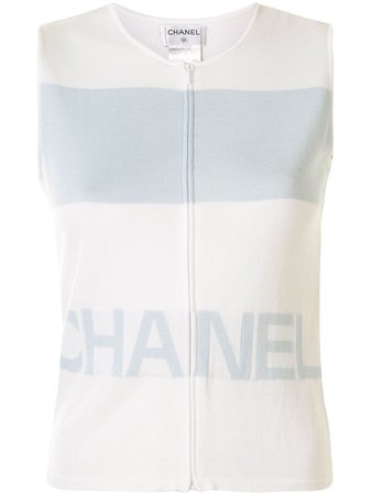 Chanel, logo knitted top