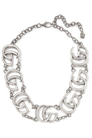 Gucci | Silver-plated necklace | NET-A-PORTER.COM