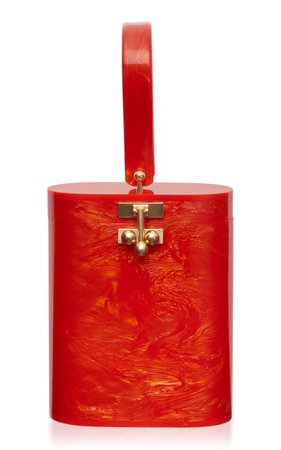 Acrylic Oval Bucket Bag by Edie Parker | Moda Operandi