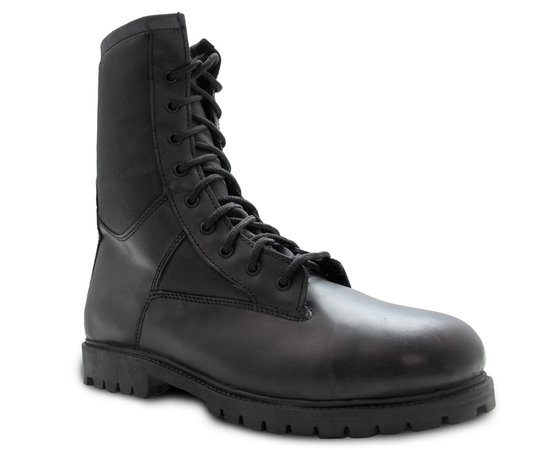 8 Ryno Gear Black Tactical Pro Zipper Boots (Black)