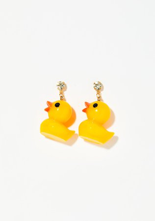 Rubber Ducky Earrings | Dolls Kill