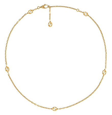 Gucci 18kt Yellow Gold Interlocking G Necklace