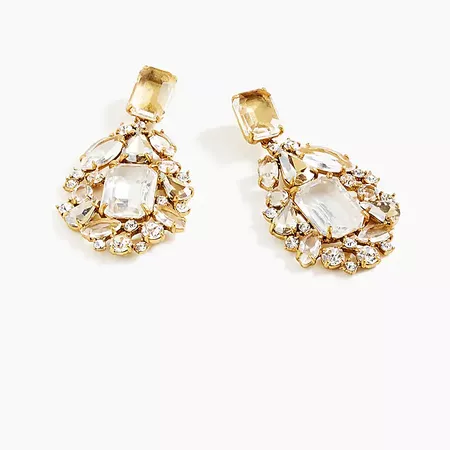 Women's Cluster Drop Stone Earrings - Women's Jewelry | J.Crew