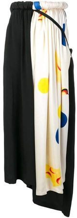 Pre-Owned printed maxi skirt