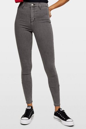 Grey Belt Loop Joni Skinny Jeans | Topshop