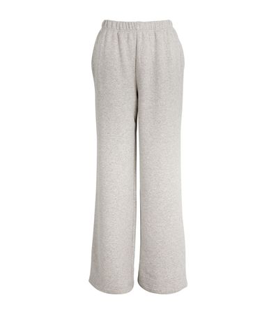 Good American Fleece-Lined Wide-Leg Sweatpants | Harrods AU