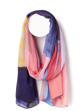 Protea and Citroen scarf | The Artists Label | Shop Women's Light Scarves online | Simons