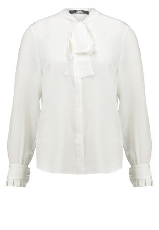 karl lagerfeld white blouse - Google Search