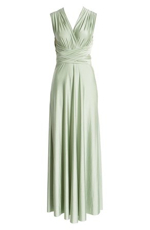 Lulus Truly a Fantasy Sleeveless Convertible Satin Gown | Nordstrom