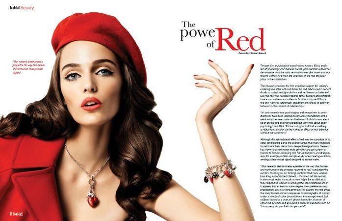 red magazine article