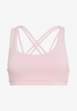 pink gym bra