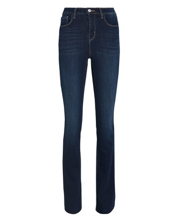 L'Agence Ruth High-Rise Straight-Leg Jeans | INTERMIX®