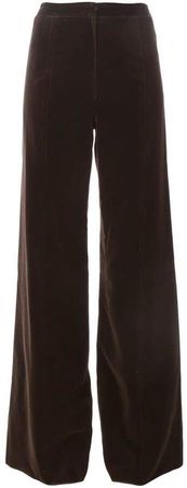 Pre-Owned wide leg trousers