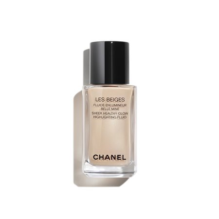 LES BEIGES HIGHLIGHTING FLUID Sheer Fluid Highlighter For A Luminous Healthy Glow For Face And Body. PEARLY GLOW Bronzer | CHANEL