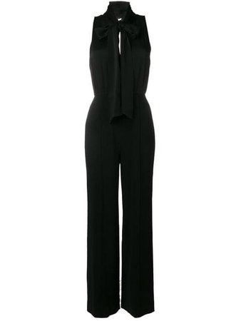 Dvf Diane Von Furstenberg satin and crepe wide-leg jumpsuit $621 - Shop SS19 Online - Fast Delivery, Price