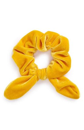 Yellow Hair Scrunchie