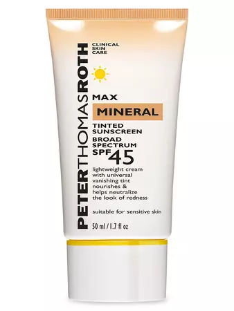 Shop Peter Thomas Roth Max Mineral Tinted Sunscreen Broad Spectrum SPF 45 | Saks Fifth Avenue